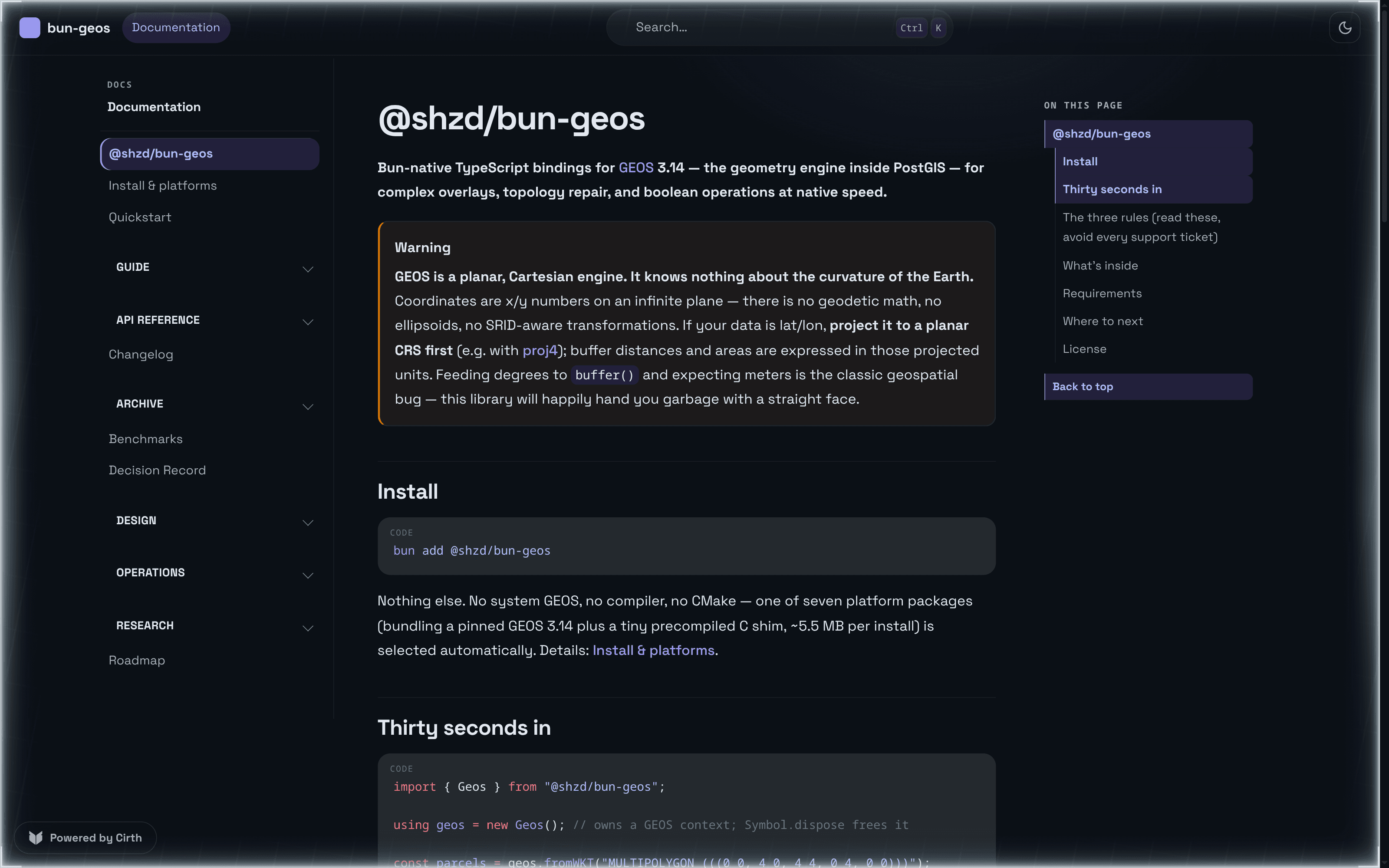 bun-geos project screenshot