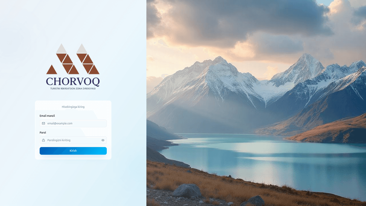 Chorvoq Tourism Zone - Government Geoportal project screenshot