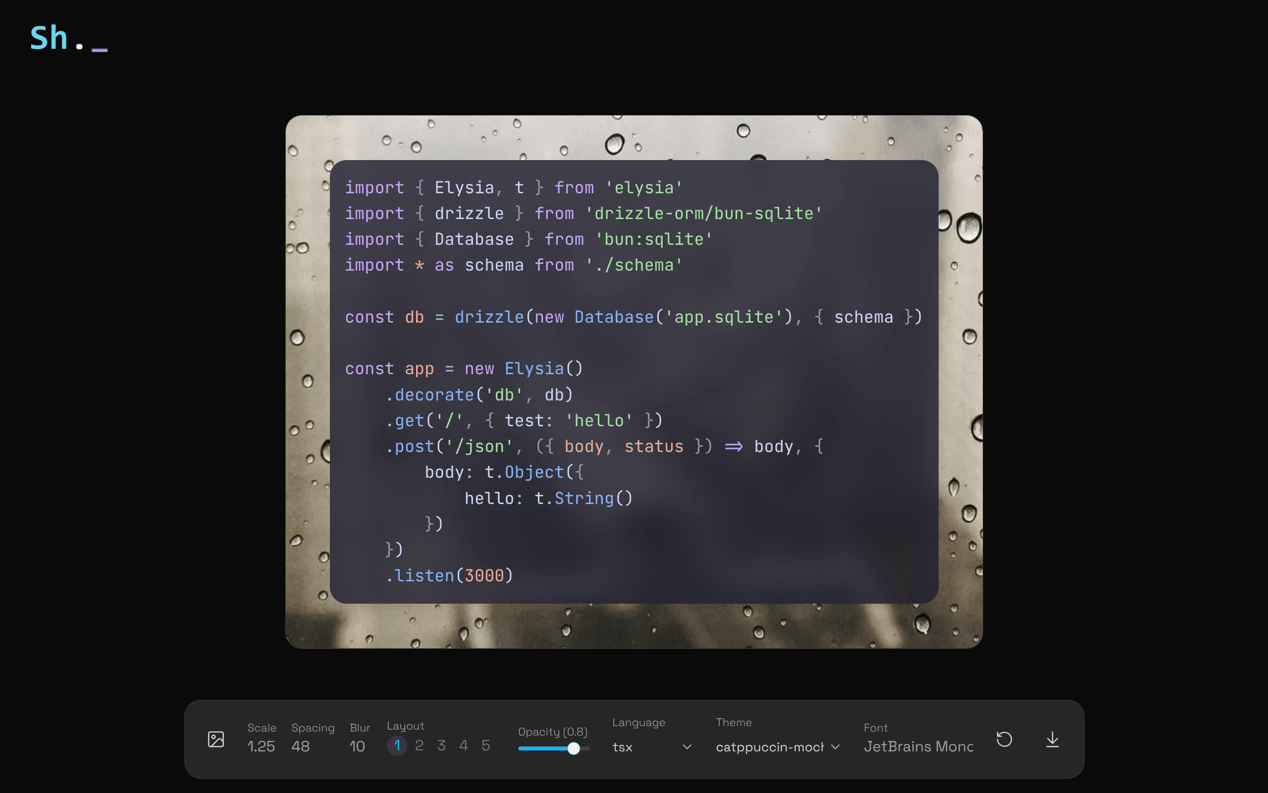 Code Preview screenshot